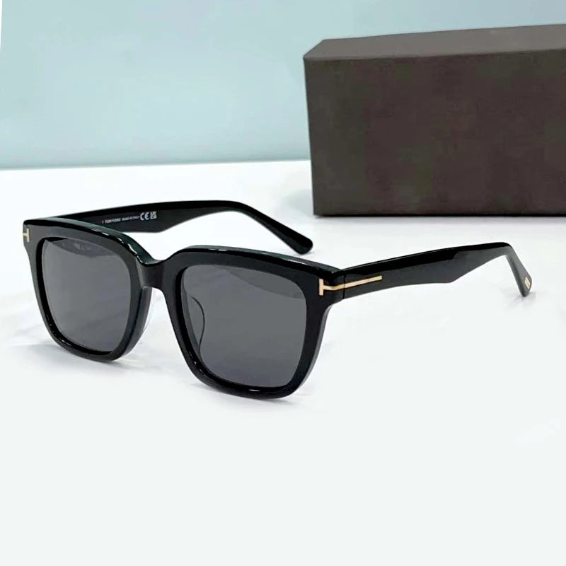 Tom Sunglasses Ft0646 Square Large Frame Acetate Sunglasses Anti-Uv Sun Protection Fashion High-End Polarized Men's and Women's Glasses