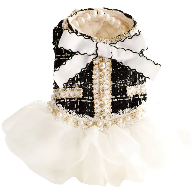 Pet Dog Lace Dress Clothes Luxury Dog Clothes Tutu Skirt Princess Fluffy Skirt Cotton Apparel Pet Clothes