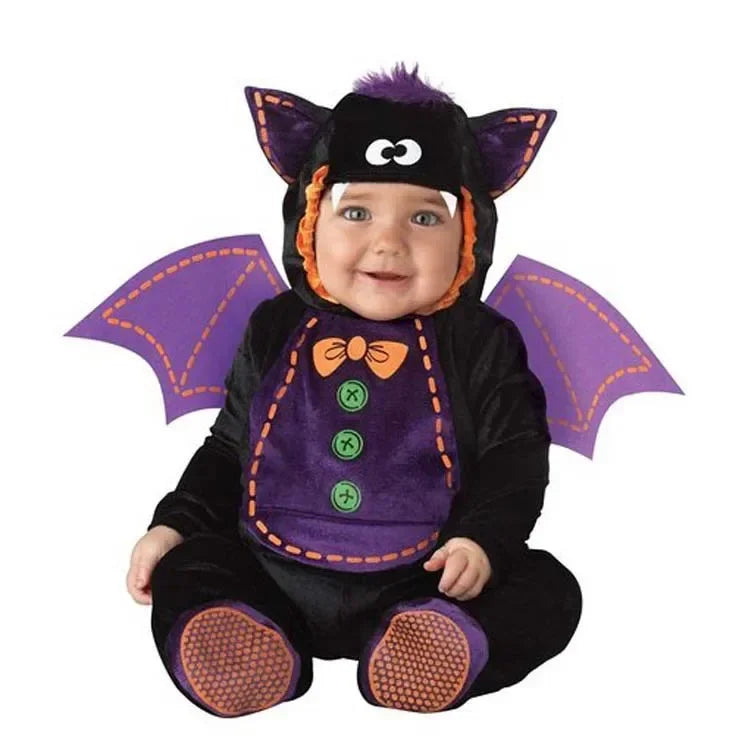 Halloween Baby Junge Mädchen Kleidung Strampler Onesie Neugeborenen Kleinkind Weihnachten Strampler Flanell Warme Weiche Baby, Kleinkind Kostüm