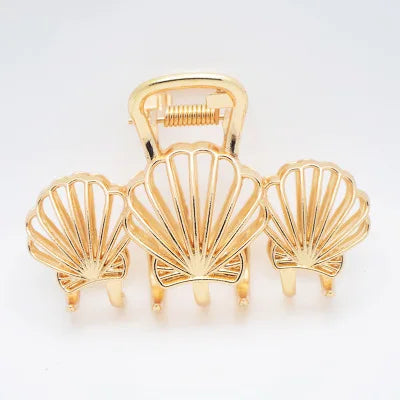 Fashion large Simple Wild Geometric Hair Claw For Women Girls Clamps Hair Crab Metal Women Hair Clip Claw Accessories Headwear