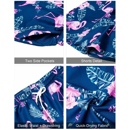 Stylish Lapel Button-Down Shirt Shorts Set Summer Men's Short-Sleeved Shirt Drawstring Shorts 2-Piece 3D Leaf Print Travel Suit mon