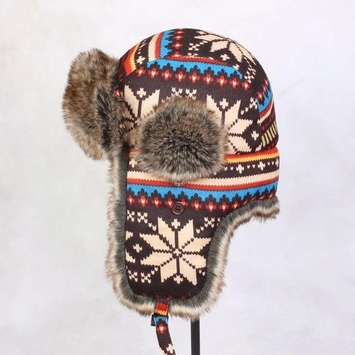 Winter Children Lei Feng Snow Parenting Hat Youth Earmuffs Outdoor Skiing Trekking Hunting Riding Cotton-padded Men Women Cap