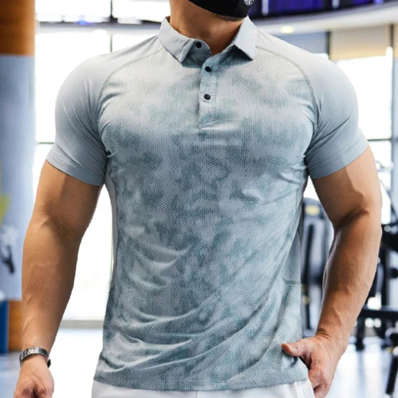Men Dry Fit Compression Sweatshirt Man Short Sleeve Athletics Clothing Gym Fitness Sports Wear Tops Golf T-shirts Sportswear mon