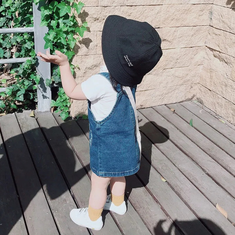 Spring And Summer Girls Fashion Strap Dress For Kids 0-5 Years Old