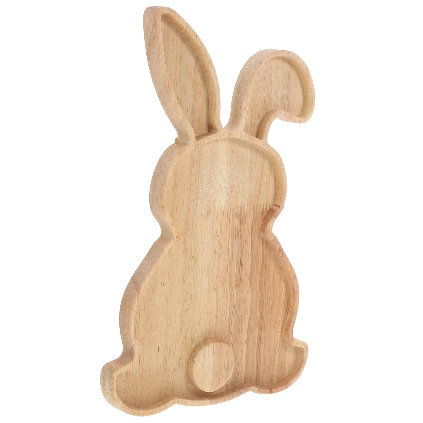 Rabbit Tray Food Serving Decoration Board Easter Bunny Plate Dessert