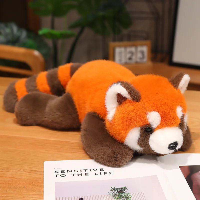 Niedliches Waschbär-Plüschtier, Kuscheltiere, Fuchs, weiche Puppe, Kissen, roter Panda, Spielzeug, Geburtstagsgeschenk für Jungen und Mädchen