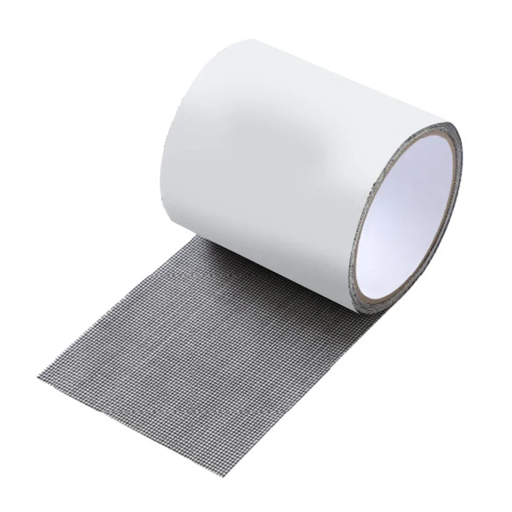 Window Screen Repair Tape SelfAdhesive Mesh Tape Net Door Fix Patch Anti Insect Mosquito Mesh Broken Holes Repairing 10cmx2m