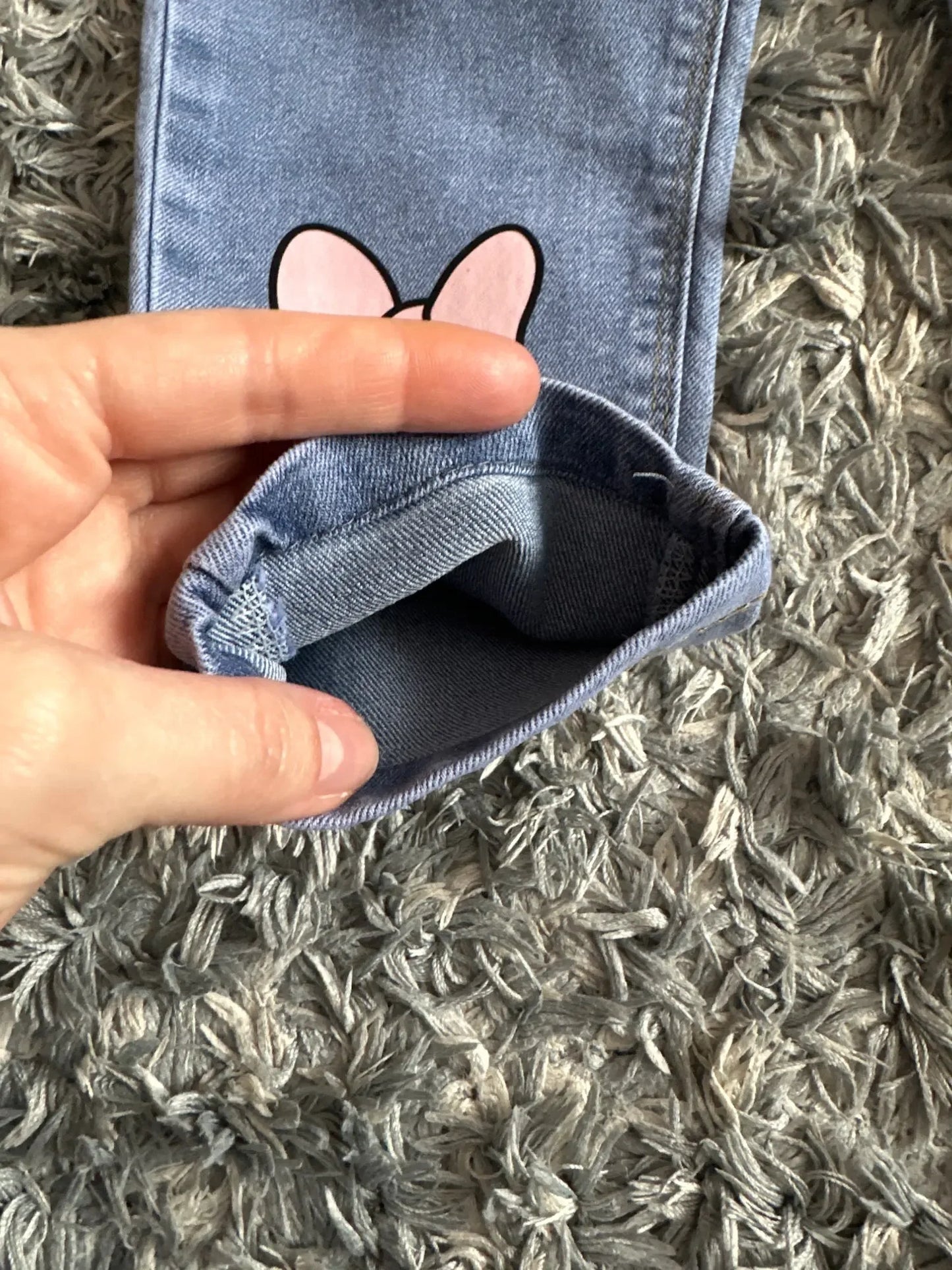 Kinder Baby Mädchen Freizeitkleidung Jeans Rosa Schleife Hose Kleinkind Säugling Denim Kleidung Hosen Kinder Unterteile 1 2 3 4 5 6 Jahre