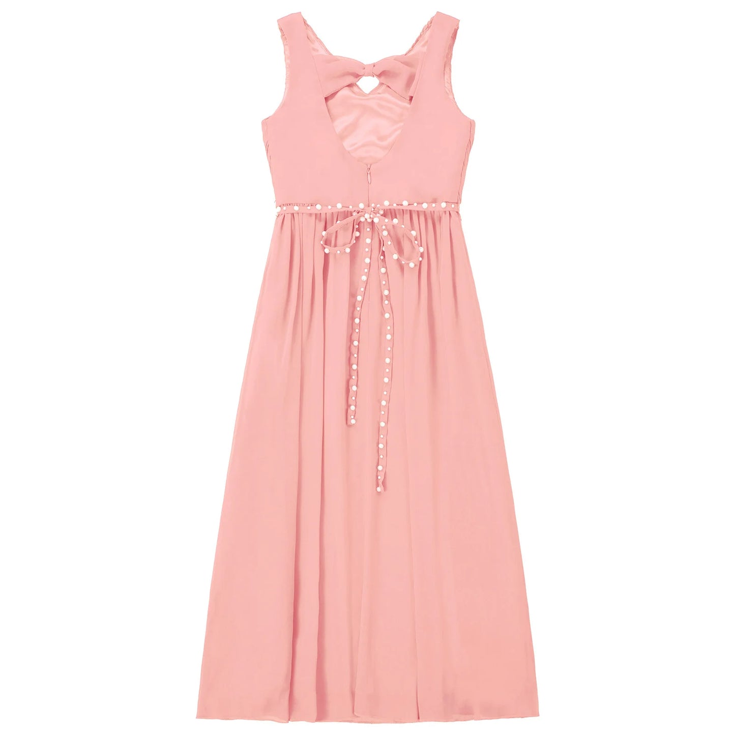 Long girls Clothing with Beads Bow