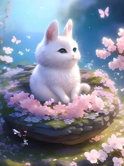 HOMFUN 5D DIY Full Diamond Embroidery "Animal Cat" Diamond Painting Cross Stitch Rhinestone Home Decoration