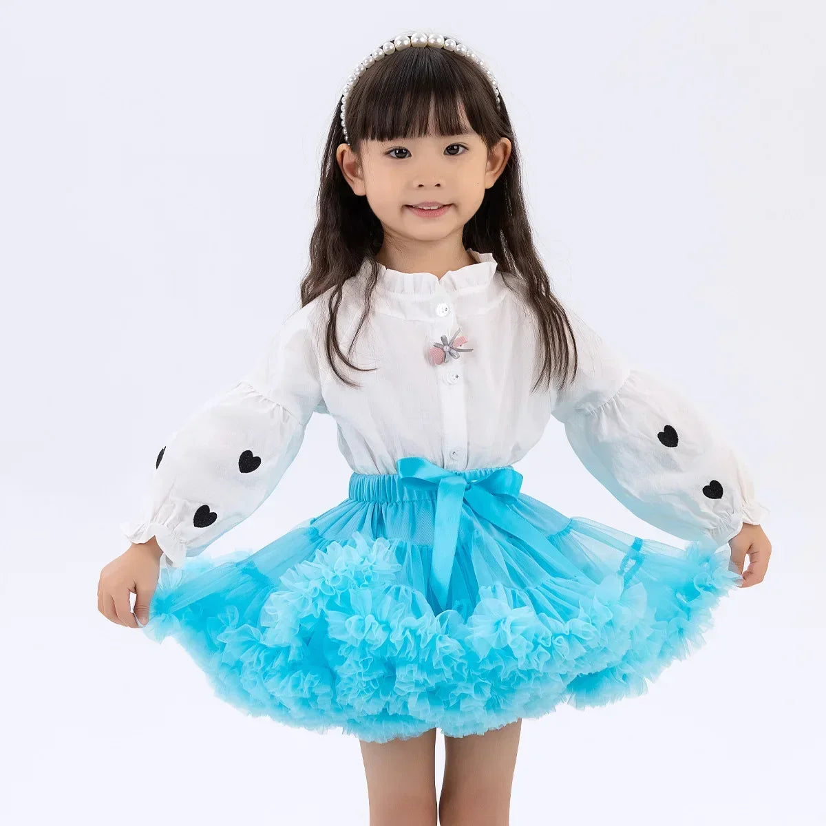 New Tutu Skirt Baby Girl Skirts Princess Mini Pettiskirt Party Dance Rainbow Tulle Skirts Girls Clothes Children Clothing