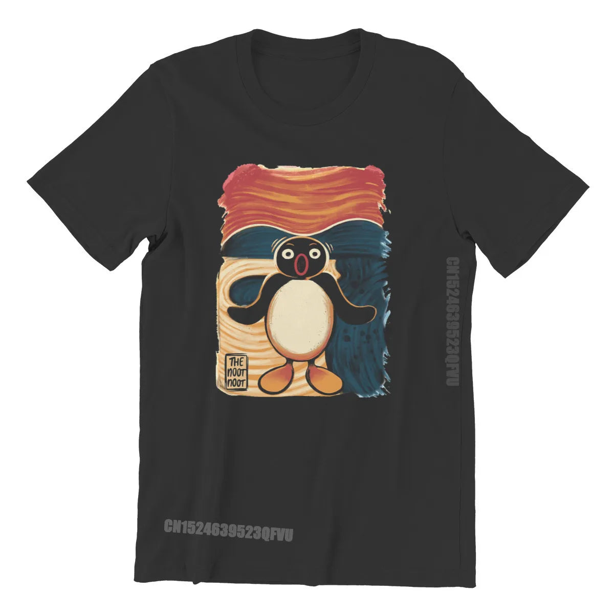 Noot Scream Hip Hop Tshirts Pingu Noot Pinga Penguin TV Printing Clothing Casual Men T Shirts Men Tee Special Gift Clothes mon