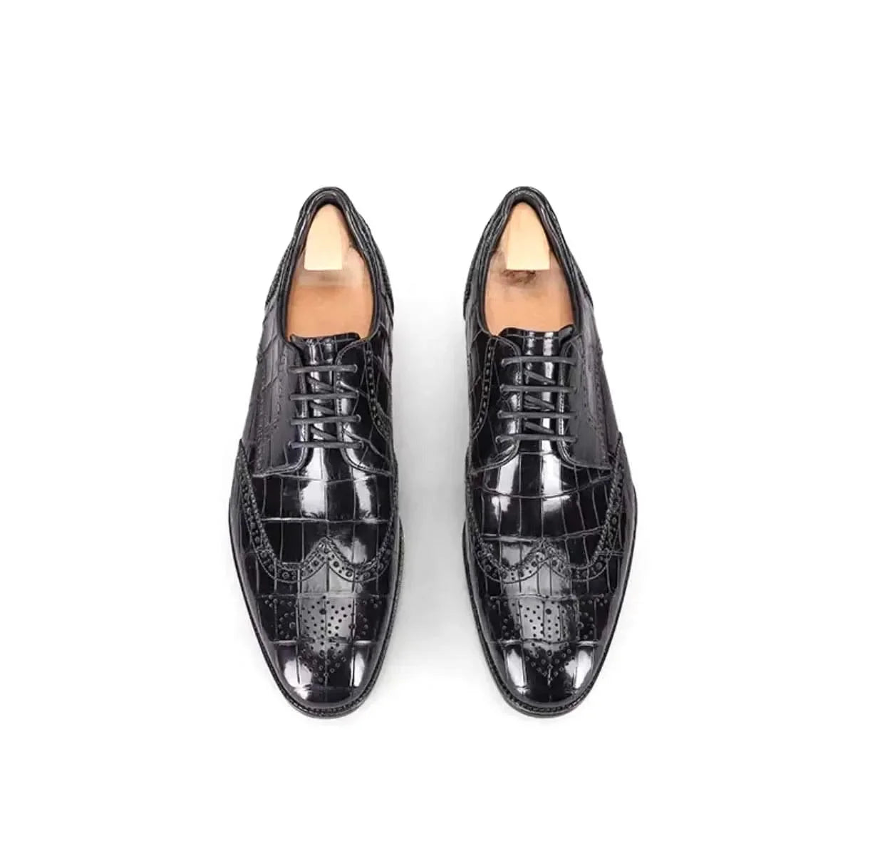 shenzhuangsanbao new arrival men dress shoes men crocodile shoes male