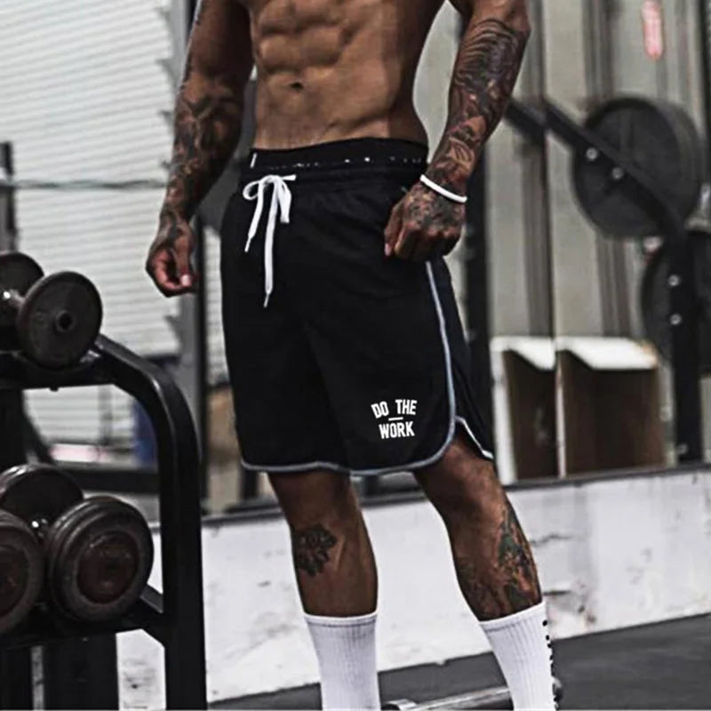 Muscleguys Men Beach Shorts Board Trunks Shorts Mesh Quick Drying Male Swimwear Swimsuits Bermuda Casual Gyms Active Sweatpants