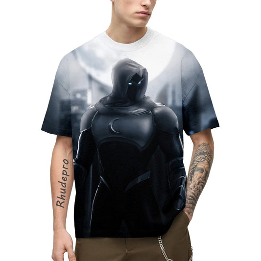 تي شيرت قصير الأكمام للأطفال من Miniso 2024 Superhero مطبوع عليه Iron Man Cartoon Spider-Man Dominion تي شيرت للأولاد الصغار