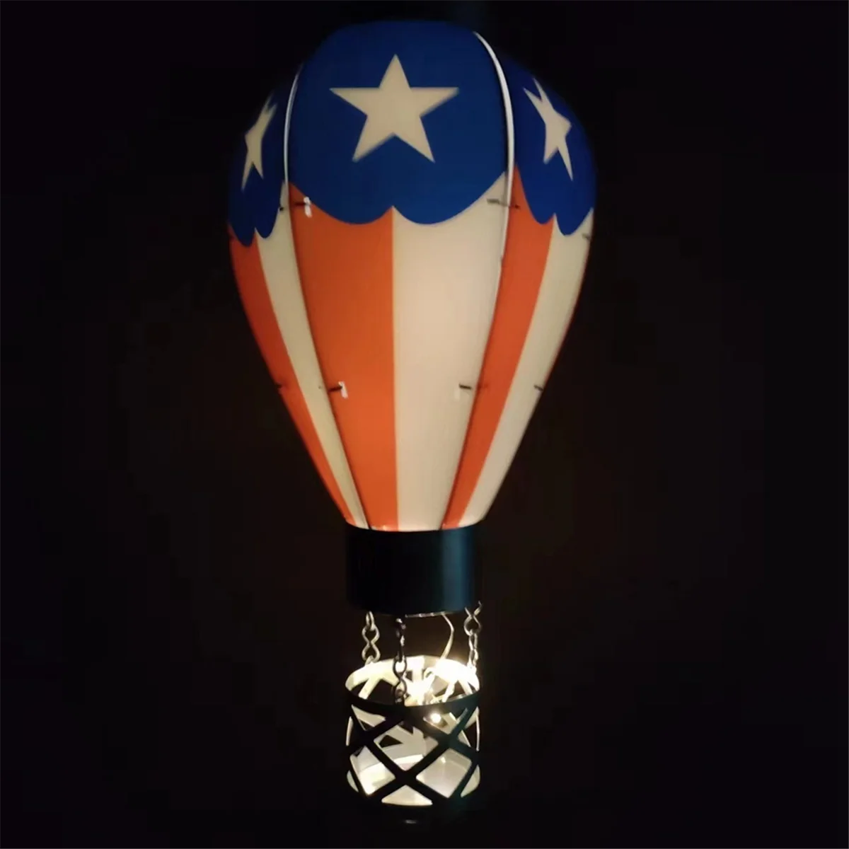 Hot Air Balloon Solar Lantern Outdoor Solar Lanterns Waterproof for Garden Patio Porch Tree Yard Decorations