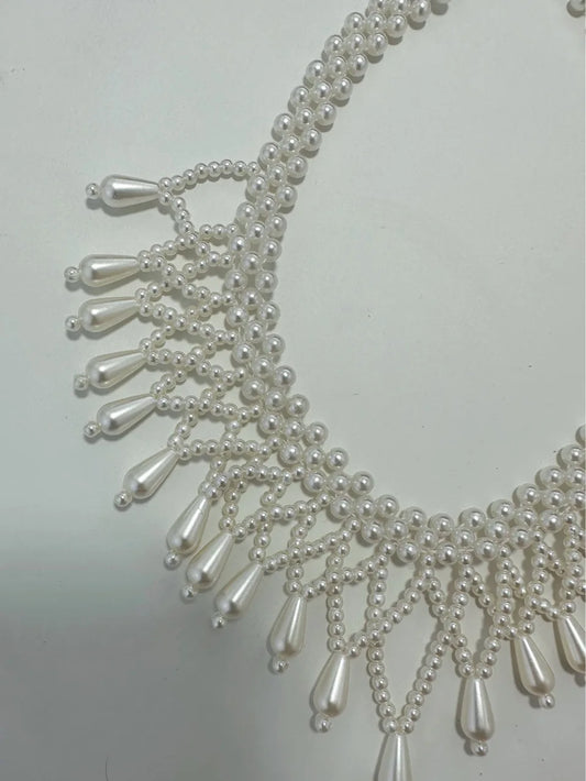 2024  The latest Chinese design hot body chain accessories Fashion multi-layer pearl  necklace luxury accessories