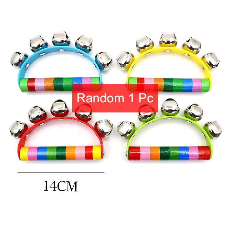 Holz-Musikinstrument-Spielzeug für Kinder Montessori-Lernspielzeug Baby-Rasseln Kinder-Musikalisches lustiges Spielzeug Geschenk für Jungen Mädchen