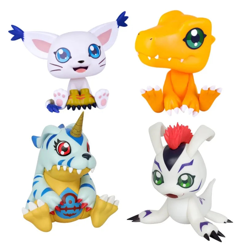 Digimon Gabumon Anime Figure Toys Children Agumon Tailmon Figure Digital Monster Collection Model Dolls Gifts Toy for Kids