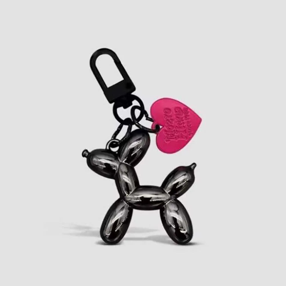 Cute Cartoon Balloon Dog Couple Keychains Key Ring -New Cute Car Holder Jewelry Gift Decoration Accessories