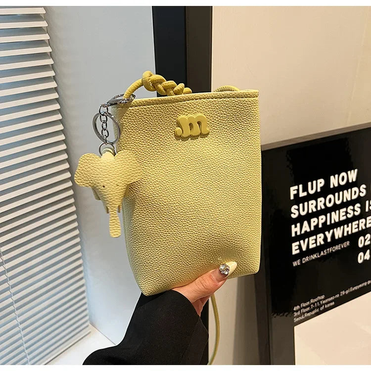Soft Leather Elephant Bag for Women Fashionable Women Shoulder Bags Crossbody Bags for Women Phone Bag Purse and Handbags Сумка