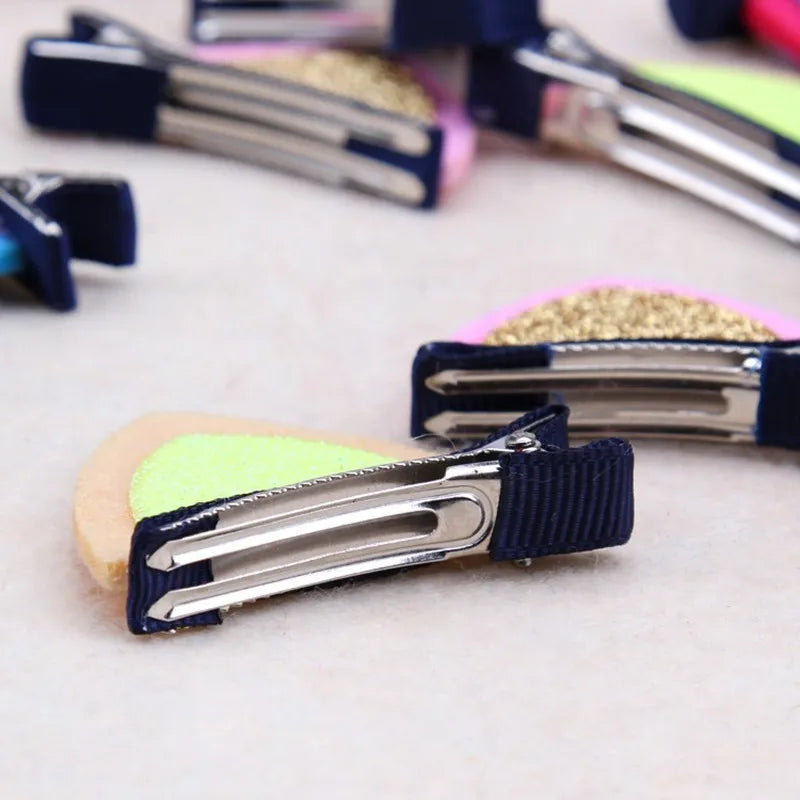 1pc/Set Cute Hair Clips For Girls Hairpins Barrettes Cartoon Hair Ornament Headbands Cat Ear BB Hairgrips Kids Hair Accessories