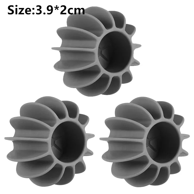 10CPS Laundry Ball Reusable Silicone Clothes Hair Cleaning Tools Pet Hair Remover Washing Machine Cat Hair Catcher Laundry Ball