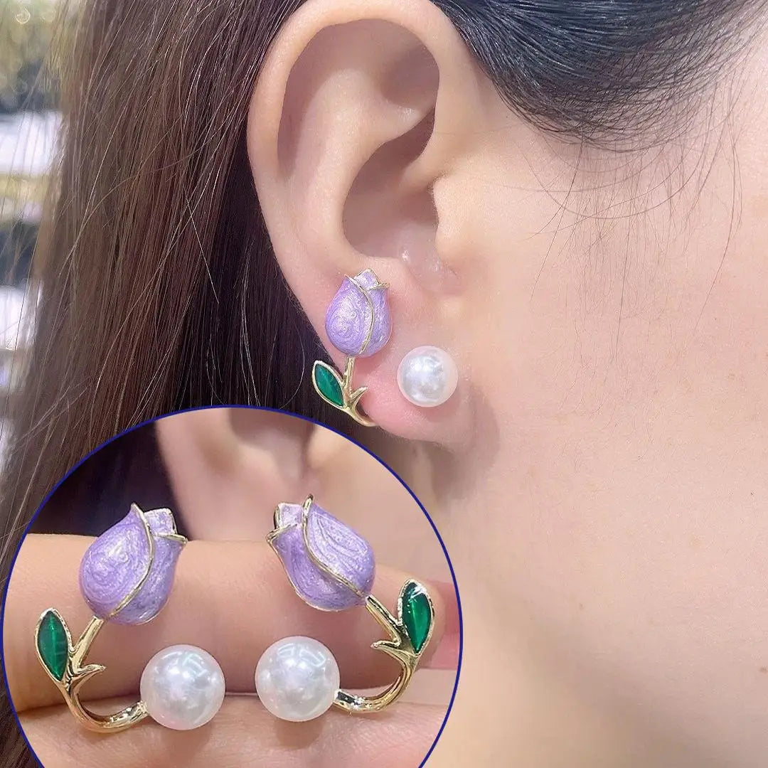 925 Silver Needle Green Crystal Butterfly Drop Earrings For Women Korean Jewelry 2024 Trending Fairy Luxury Women's Earrings New