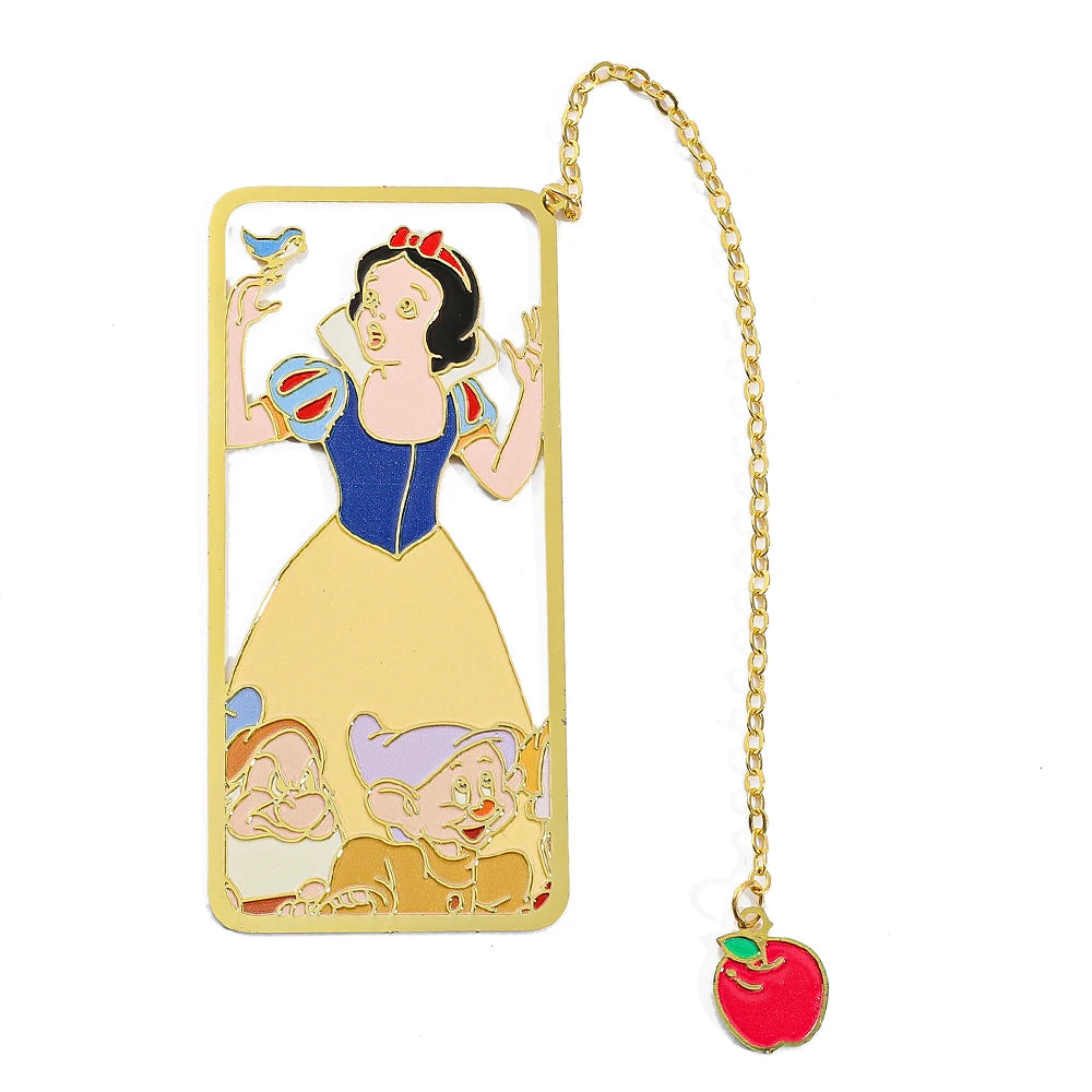 Anime Frozen Elsa Bookmark Princess Reading Page Marker Tools Stationery Cartoon Periphery Metal Fashion Gifts Collect Souvenir