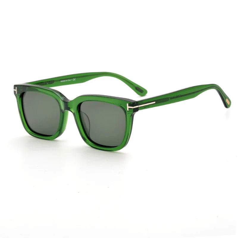 Tom Sunglasses Ft0646 Square Large Frame Acetate Sunglasses Anti-Uv Sun Protection Fashion High-End Polarized Men's and Women's Glasses