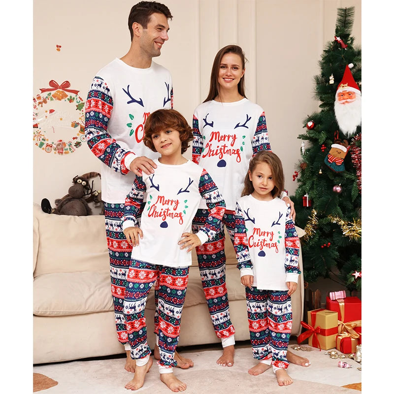 Weihnachts-Familien-Matching-Outfits für Erwachsene und Kinder, 2025 News, Pyjama-Kleidungsset, Baby-Spielanzug, lässige Nachtwäsche, Weihnachts-Familien-Look, Pyjama