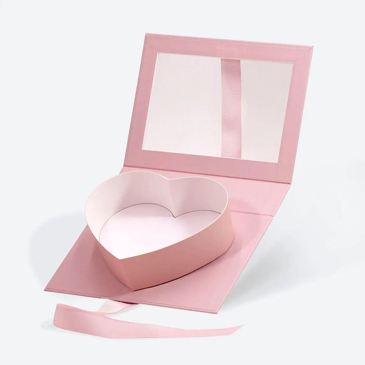 Valentine's Day I Love You Fillable Single Heart Shaped Gift Packaging Valentine Treat Boxes for Candy