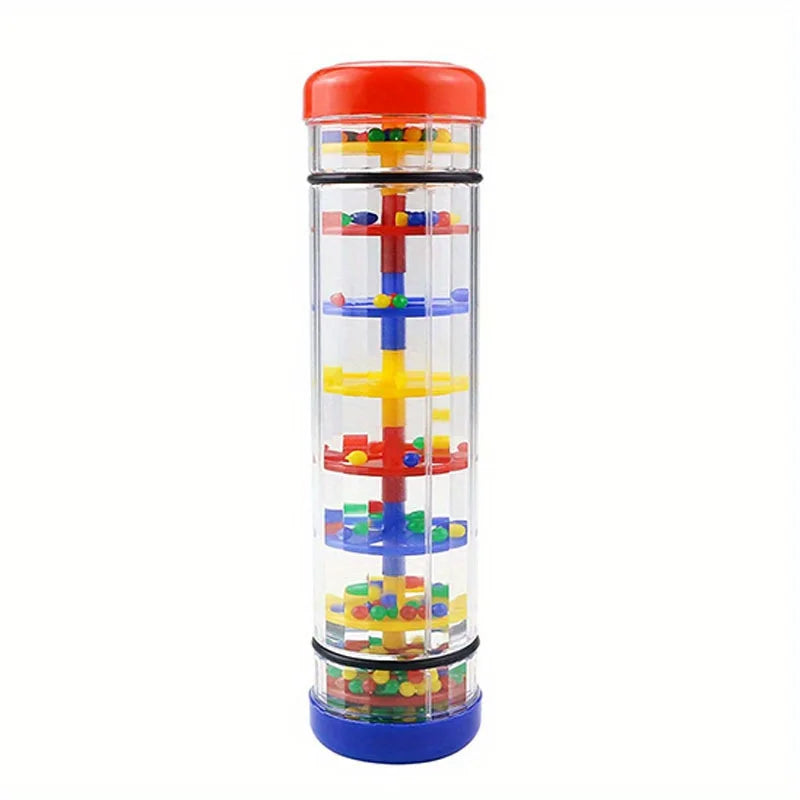 1 Stück Regenmacher-Musikspielzeug, Regenstab, Glocke, Handschüttelspielzeug, Montessori-Sensorikspielzeug, pädagogisches Baby-Instrumentenspielzeug