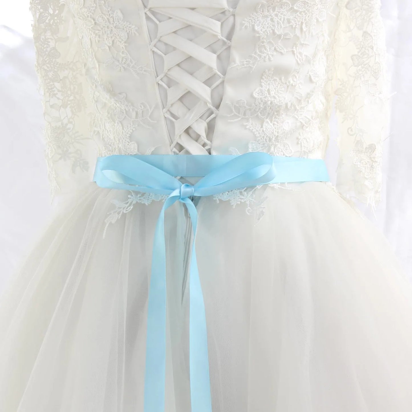 Crystal bridal belt with ribbons, handmade silver wedding belt, cookie patient belt for wedding evening dresses