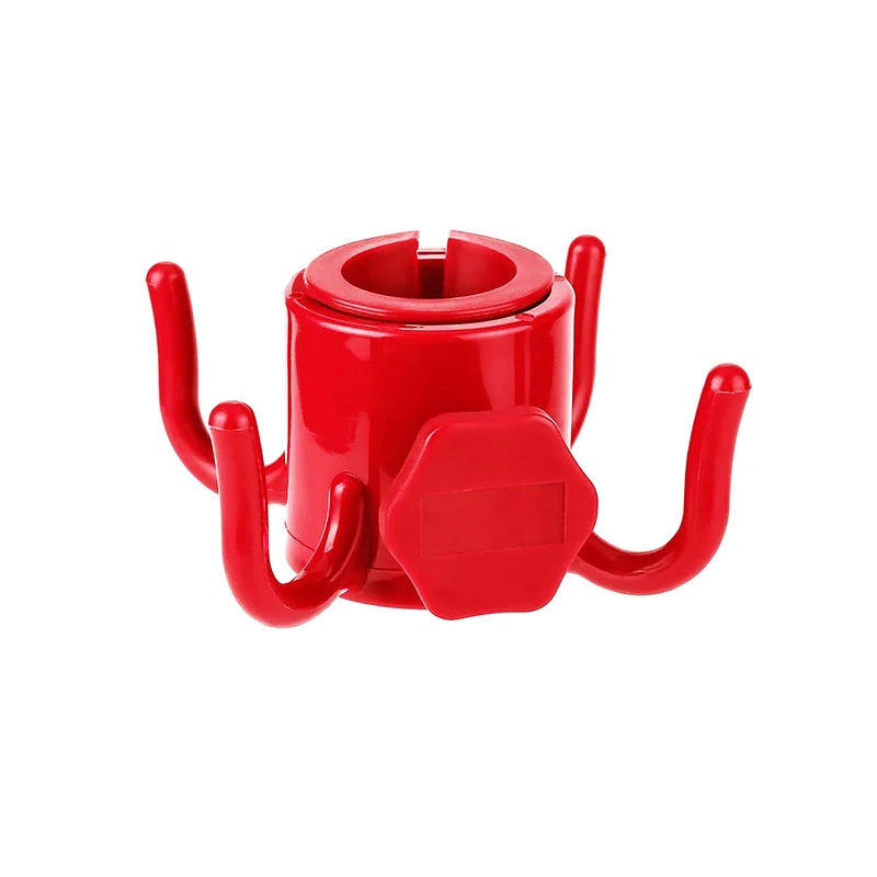 Beach Sunshade Umbrella Hook Hanging Rack Outdoor Camping Trip Clasp 4 Prongs Hook For Towels Bags Hats Sunglasses