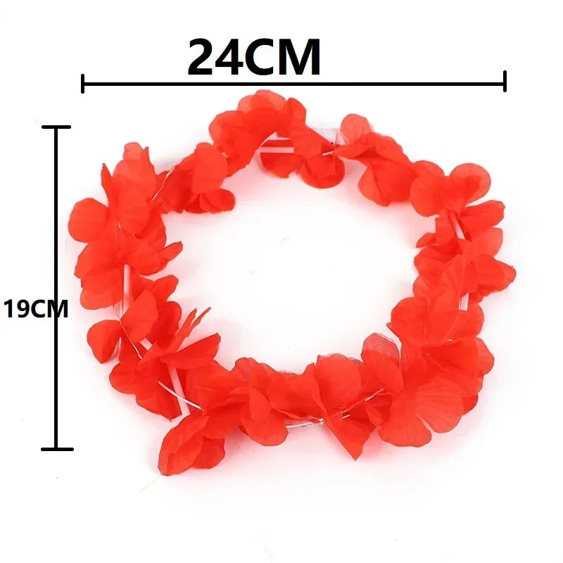 Luminous Headbands Party Led Headband Flower Crown with Led Lights Festival Party Decoration Glow-in-the-dark