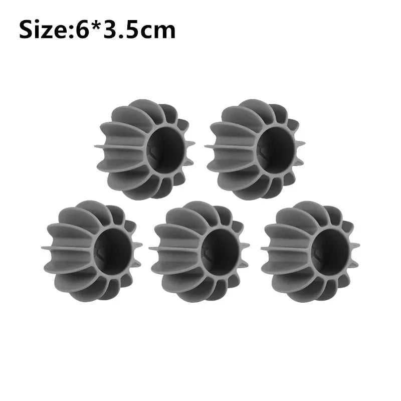 10CPS Laundry Ball Reusable Silicone Clothes Hair Cleaning Tools Pet Hair Remover Washing Machine Cat Hair Catcher Laundry Ball
