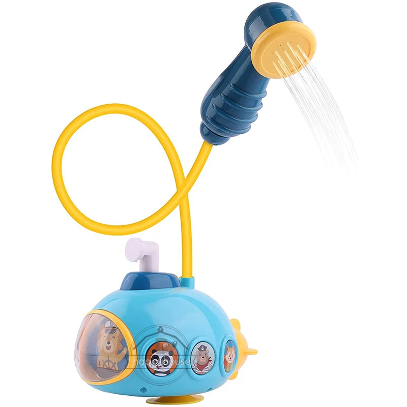 Baby-Badespielzeug für Kinder, elektrisches U-Boot, Dusche, Saugnapf, Babyspielzeug, Sprühwasserspielzeug, Badewannenspielzeug, Sprinkler, Babyparty