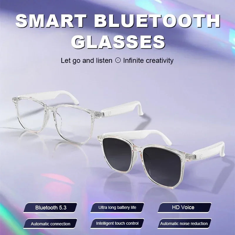 Fashion Camera Smart Music Sunglasses Earphones Wireless Bluetooth Headset HIFI Sound Headphone Driving Glasses Hands-free Call