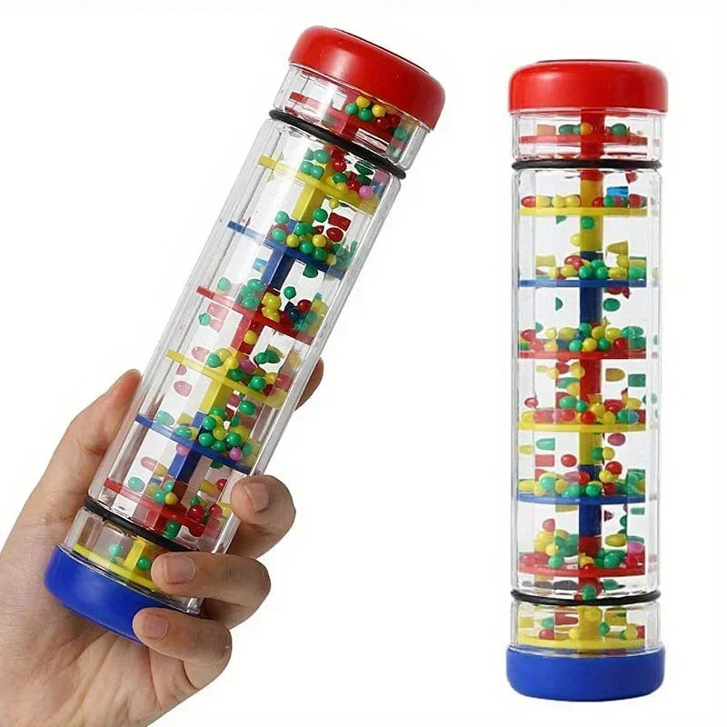 1 Stück Regenmacher-Musikspielzeug, Regenstab, Glocke, Handschüttelspielzeug, Montessori-Sensorikspielzeug, pädagogisches Baby-Instrumentenspielzeug