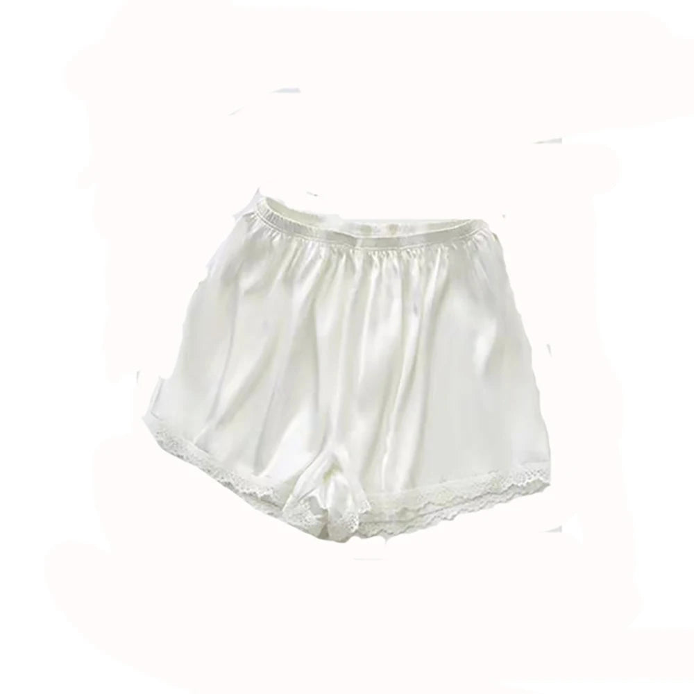 Comfortable Home Summer Satin Girl For Dress Spring Safety Shorts Pants Boxer Panties Lace Women's Breeches
