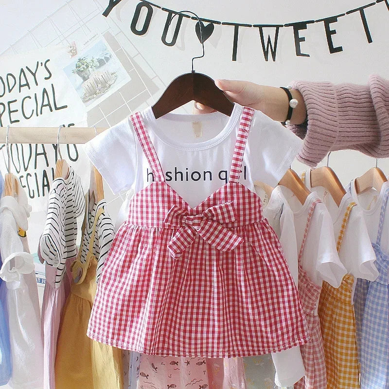 2023 Summer Baby Girl Clothing Newborn Infant Girls Dress Patchwork Mesh Princess Dress Toddler Kids Birthday Party Clothes