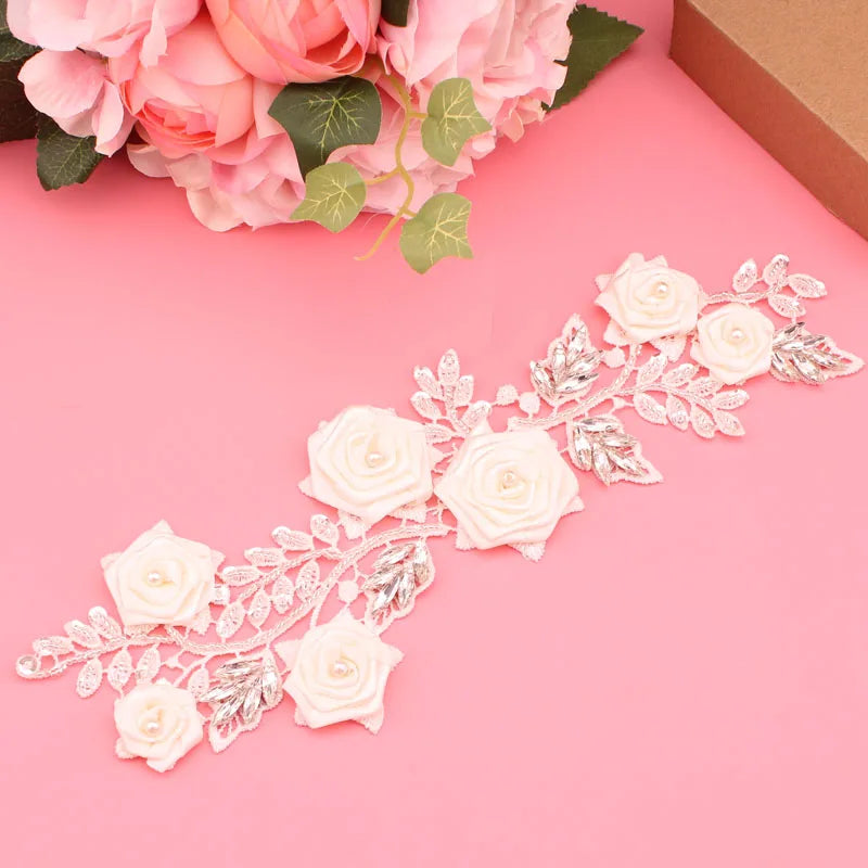 Ladies' Belt, Crystal Belt, Wedding Dress Accessories, Diamond Bridal Belt, Wedding Supplies