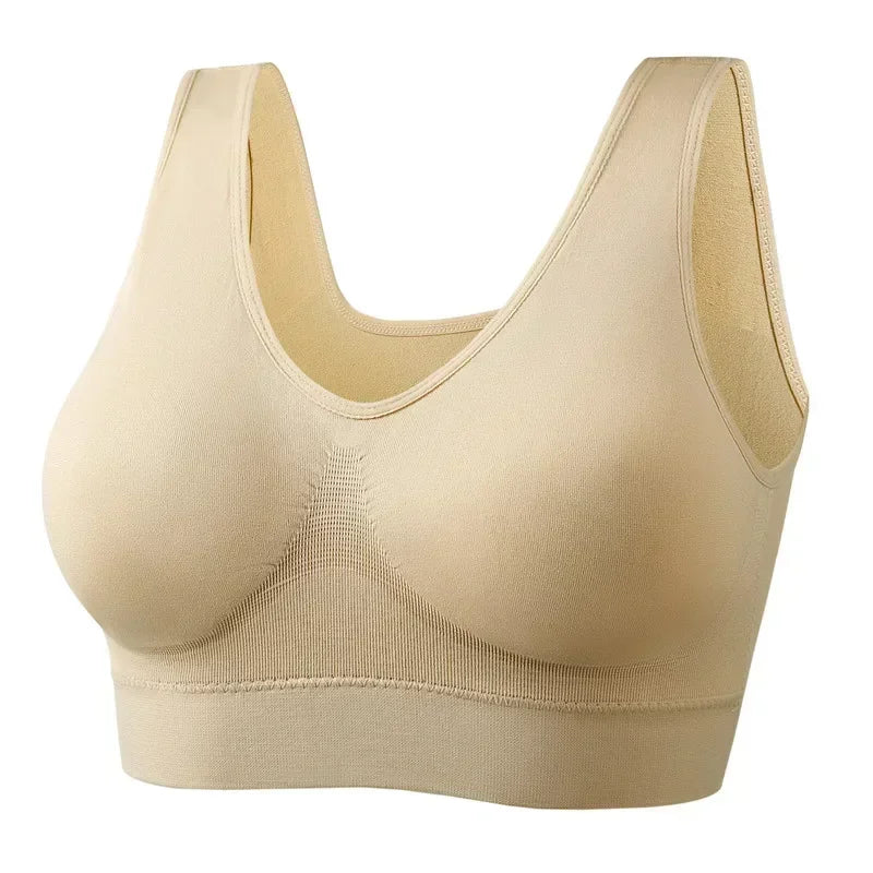 Women Sport Yoga Bra Running Vest Gym Workout Underwear Padded Crop Tops Female Sportswear Brassiere Push Up Fitness Bras