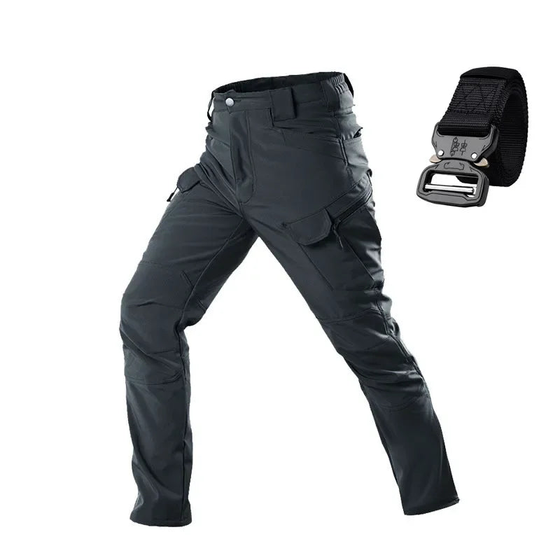 5XL 6XL Men's Tactical Hiking Shark Skin Soft Shell Wind Proof Waterproof Hooded Thermal Outdoors Field Tactical Jacket Pants