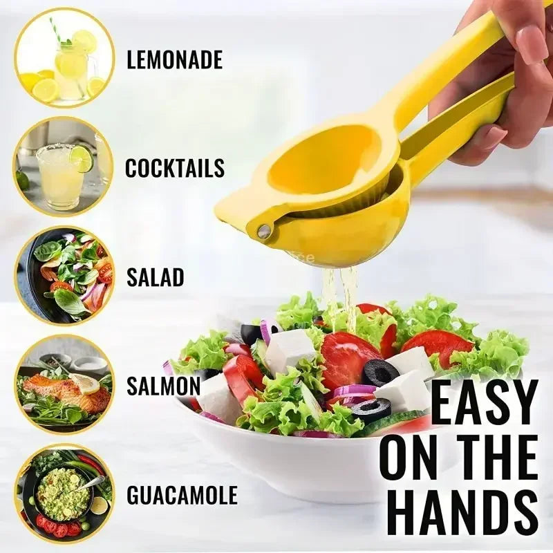 Home Lemone Squeezer Taper for Lemon Aluminum Alloy Hand Pressed Orange Fruit Juicer Portable Practical Kitchen Mini Blender