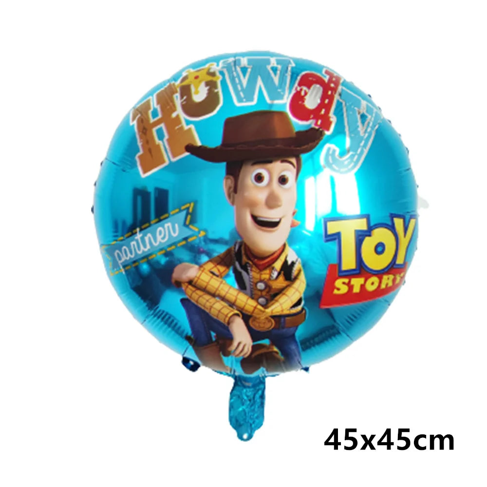 Disney Buzz Lightyear Foil Balloon Set Toy Story Happy Birthday Party Supplies Baby Shower Kids Game Party Decoration Globes