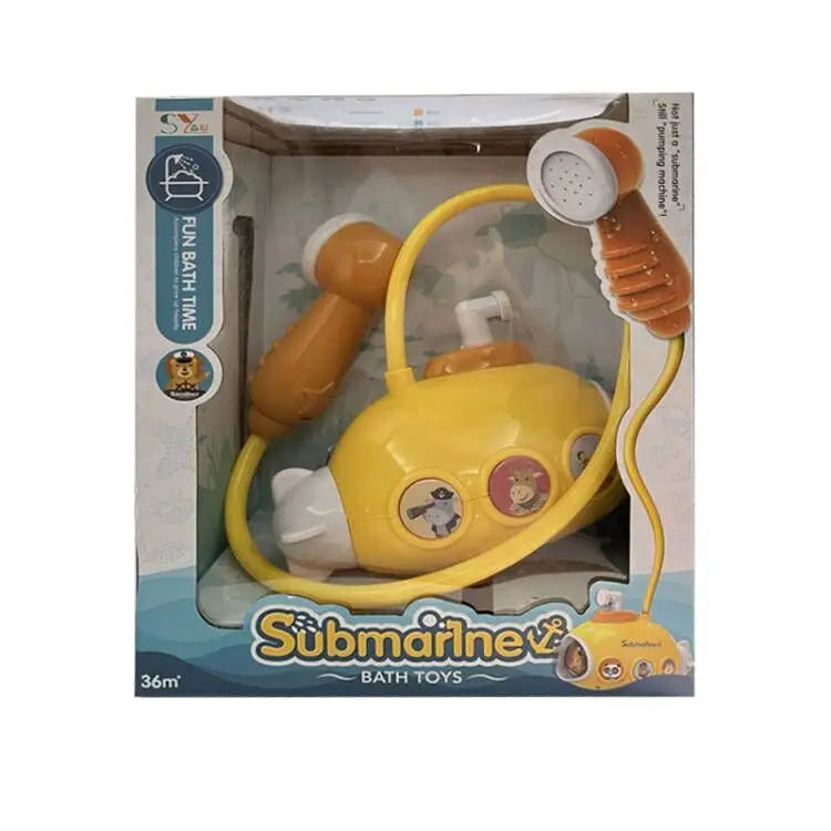 Baby-Badespielzeug für Kinder, elektrisches U-Boot, Dusche, Saugnapf, Babyspielzeug, Sprühwasserspielzeug, Badewannenspielzeug, Sprinkler, Babyparty
