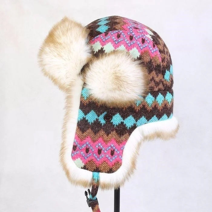 Winter Children Lei Feng Snow Parenting Hat Youth Earmuffs Outdoor Skiing Trekking Hunting Riding Cotton-padded Men Women Cap