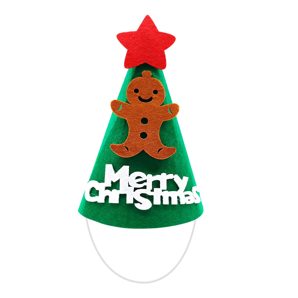 1PCS Cute Pet Dog Caps Christmas Cat Dog Costume Headwear Cap Hat Christmas Pets Dog Grooming Accessories Bulk Decoration